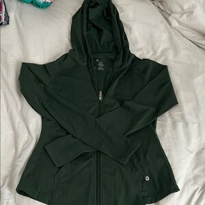 Buffbunny Jazzercise Zip Jacket - Sz Med - Atari Green